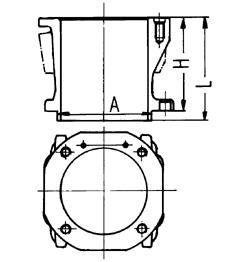 Гильза компрессора (OM4../D28..) (D=90мм) KOLBENSCHMIDT 89196110