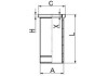 Фото автозапчасти гильза цилиндра (внутренний диаметр: 120мм, длина: 260мм, диаметр кромки: 150мм, с огневым кольцом) MAN MAN TGA, TGS, TGX D2066LF02-D2676LF57 05.04- KOLBENSCHMIDT 89919110 (фото 1)