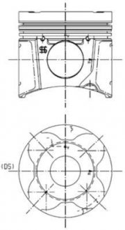 Фото автозапчасти поршень (диаметр 98мм, STD) DEUTZ FENDT 700, 800 BF6M2013-TCD2012L64V 01.93- KOLBENSCHMIDT 99 662 600 (фото 1)