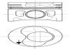 Фото автозапчастини поршень Audi/Volkswagen 81.0 2.5TDI AGX/ACV (CYL 1-2) KOLBENSCHMIDT 99742700 (фото 1)