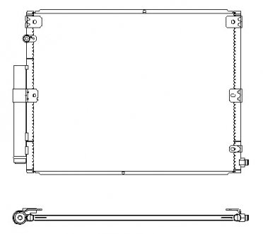 Фото автозапчастини радіатор кондиціонера KOYORAD CD010257M0A