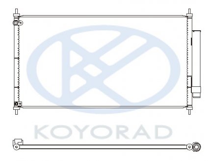 Радіатор кондиціонера KOYORAD CD080672