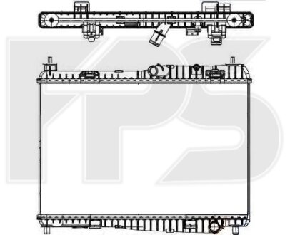 Фото автозапчастини радіатор охолодження KOYORAD FP 28 A66-KY
