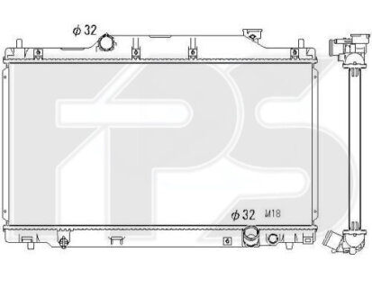 Фото автозапчасти радіатор охолодження KOYORAD FP 30 A1391-KY