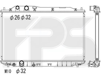 Фото автозапчасти радіатор охолодження KOYORAD FP 30 A1395-KY