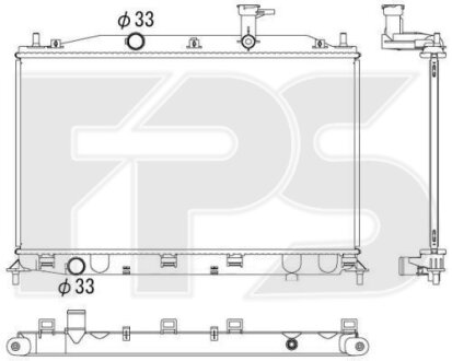 Фото автозапчасти радіатор охолодження KOYORAD FP 32 A1428-KY