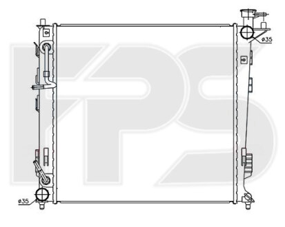 Фото автозапчастини радіатор охолодження KOYORAD FP 32 A388-KY