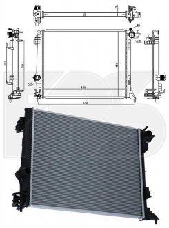 Фото автозапчасти радіатор охолодження KOYORAD FP 56 A855-KY
