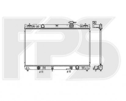 Фото автозапчасти радіатор охолодження KOYORAD FP 70 A1182-KY