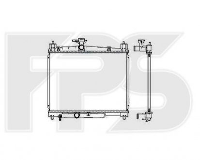 Фото автозапчастини радіатор охолодження KOYORAD FP 70 A532-KY