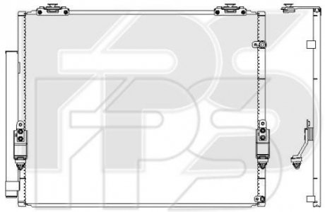 Фото автозапчасти конденсатор кондиціонера KOYORAD FP 70 K828-KY