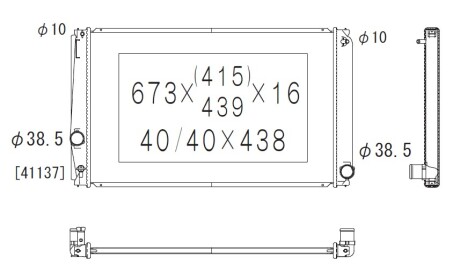 Фото автозапчасти радиатор двигателя TOYOTA PREVIA III, RAV 4 III, RAV 4 IV 2.0/2.4 10.05- KOYORAD PL011958