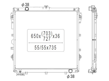 Фото автозапчастини радіатор двигуна (АКПП) TOYOTA TUNDRA 4.6/5.7 09.14-08.17 KOYORAD PL012076