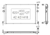 Фото автозапчастини радіатор двигуна AUDI A3, A5, Q2, TT, SEAT ATECA, LEON, LEON SC, LEON ST, SKODA KODIAQ, OCTAVIA III, SUPERB III, VW GOLF ALLTRACK VII, GOLF SPORTSVAN, GOLF VII, PASSAT 1.2-2.0D 04.12- KOYORAD PL453349 (фото 1)