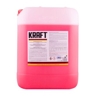 Фото автозапчастини антифриз готовий -35 °C G12/G12+ червоний 20 л KRAFT KF111