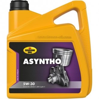 Фото автозапчастини олива моторна ASYNTHO 5W-30 4л KROON OIL 34668