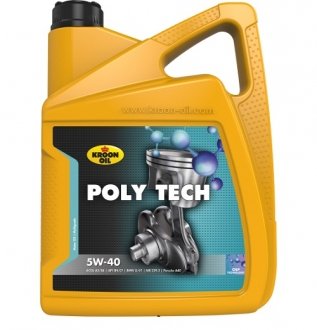 Фото автозапчасти моторное масло POLY TECH 5W-40 KROON OIL 36140