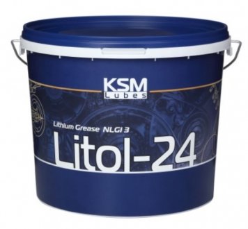 Смазка Литол-24 DIN51502 K3K-40/NLGI3 (2,7 кг пп лого) KSM KSM-LITOL-2,7KG-LOGO