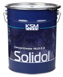 Смазка Солидол Жировой ГОСТ 1033-79; DIN 51502 K 2/3 C-25; NLGI 2/3 (17 кг пп лого) KSM KSM-SOLIDOL-17KG