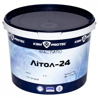 Фото автозапчасти смазка литол 24 4,5кг PROTEC (взвешено из бочки) KSM LITOL24/4,5/KG/KSM