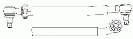 Фото автозапчасти поперечная рулевая тяга LEMFORDER 21454 01 (фото 1)