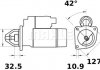 Фото автозапчастини стартер (12В, 3,2кВт) ARMATRAC 1000; HATTAT TRAKTOR 200, A, B, C, T; JCB 3, 4; LANDINI REX / REX ORCHARD / REX VINEYARD; MC CORMICK C, F 1103D-33/1103D-33TA/1104D-44TA LETRIKA MS 399 (фото 4)