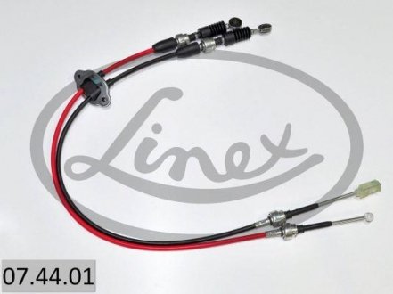Трос куліси Chevrolet Aveo 1.2 05- (1185+910mm) LINEX 07.44.01