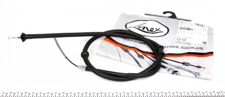 Трос ручника (задний) (правый) Citroen Nemo 08- (1710/1435mm) LINEX 09.01.77