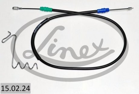 Трос ручника (задній) (лівий) Ford Transit 2.3 16V 06-14 (1337/1115mm) LINEX 150224 (фото 1)