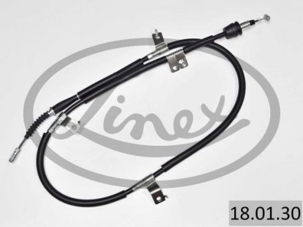 Трос ручника (задний) (левый) Hyundai i30 07-12 (1675/1500mm) LINEX 18.01.30 (фото 1)