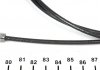 Трос ручника (центральный) Mercedes Sprinter 208-316 96- (средняя база) (1990/285mm) LINEX 27.01.66 (фото 4)