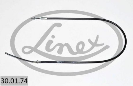 Фото автозапчастини трос зупиночних гальм LINEX 30.01.74