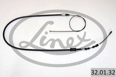Трос ручника (задний) (правый) Opel Vectra A 88-95 (2080/1022mm) LINEX 320132 (фото 1)