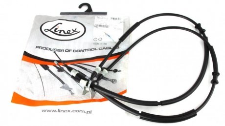 Трос ручника Chevrolet Corsa/Opel Astra G 00- (1254/1060+1254/1060) (к-кт) LINEX 32.01.66 (фото 1)