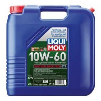 Фото автозапчасти моторное масло Synthoil Race Tech GT1 (20L+) SAE 10W60 API CF; SL LIQUI MOLY 1392