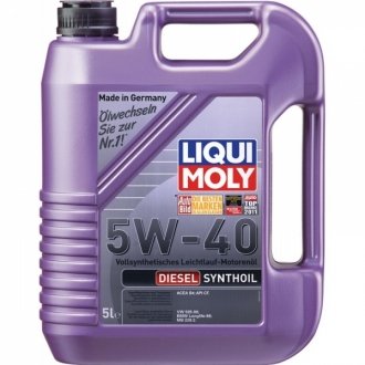 Моторное масло DIESEL SYNTHOIL 5W-40 LIQUI MOLY 1927