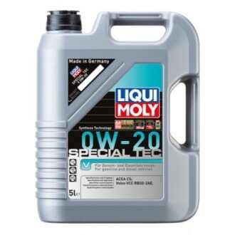 Фото автозапчасти моторное масло Special TEC V(5L+) SAE 0W20; ACEA C5; VOLVO VCC RBS0-2AE LIQUI MOLY 20632