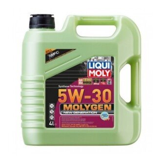 Фото автозапчасти масло моторное MOLYGEN NEW GENERATION 5W30 DPF 4л LIQUI MOLY 21225