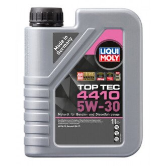 Фото автозапчасти top tec 4410 5w30 1l aprobaty i specyfikacje: c3, renault rn 17, renault rn 0700* LIQUI MOLY 21402