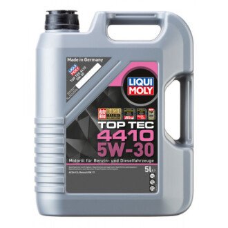 Фото автозапчастини олива моторна top tec 4410 5w-30 (мв 226.52, rn17) 5л LIQUI MOLY 21404