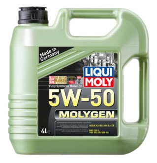 Фото автозапчастини олива моторна Molygen 5W-50 4л LIQUI MOLY 2543 (фото 1)