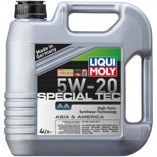 Моторное масло SPECIAL TEC АА 5W-20 LIQUI MOLY 7621 (фото 1)