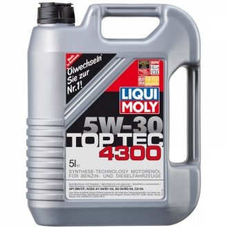 Моторное масло TOP TEC 4300 5W-30 LIQUI MOLY 8031