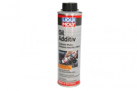 Присадки в масла (0,3л Дисульфид молибдена; (EN) enough for 5L oil; (EN) for engine oils) LIQUI MOLY 8342 (фото 1)