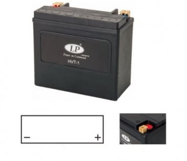 Фото автозапчасти мотоакумулятор LP HVT LP BATTERY HVT-1