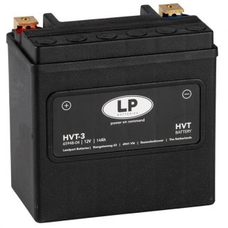 Акумулятор для V-TWIN,12V,14Ah,CCA220,дл.:148,ш.:86,в.:144- закритий, можливе горизонталь. Полож. LP HVT-3