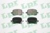 Фото автозапчасти комплект передних тормозных колодок TOYOTA CAMRY 2.2/3.0 08.96-09.02 LPR 05P712 (фото 1)