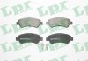 Фото автозапчасти комплект передних тормозных колодок CITROEN BERLINGO, XSARA PICASSO 1.1-2.0D 07.96-06.12 LPR 05P789 (фото 1)