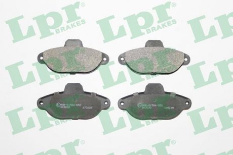 Комплект гальмівних колодок передніх FIAT PANDA 1.1-1.2LPG 09.03- LPR 05P1191