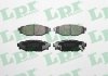 Фото автозапчасти комплект задних тормозных колодок SUBARU FORESTER, IMPREZA, LEGACY IV, LEGACY V, OUTBACK, XV; TOYOTA GT 86 1.5-3.6 09.03- LPR 05P1408 (фото 1)